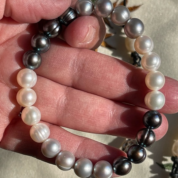 Tica Rose 925 pearl necklace & bracelet - Picture 7 of 16